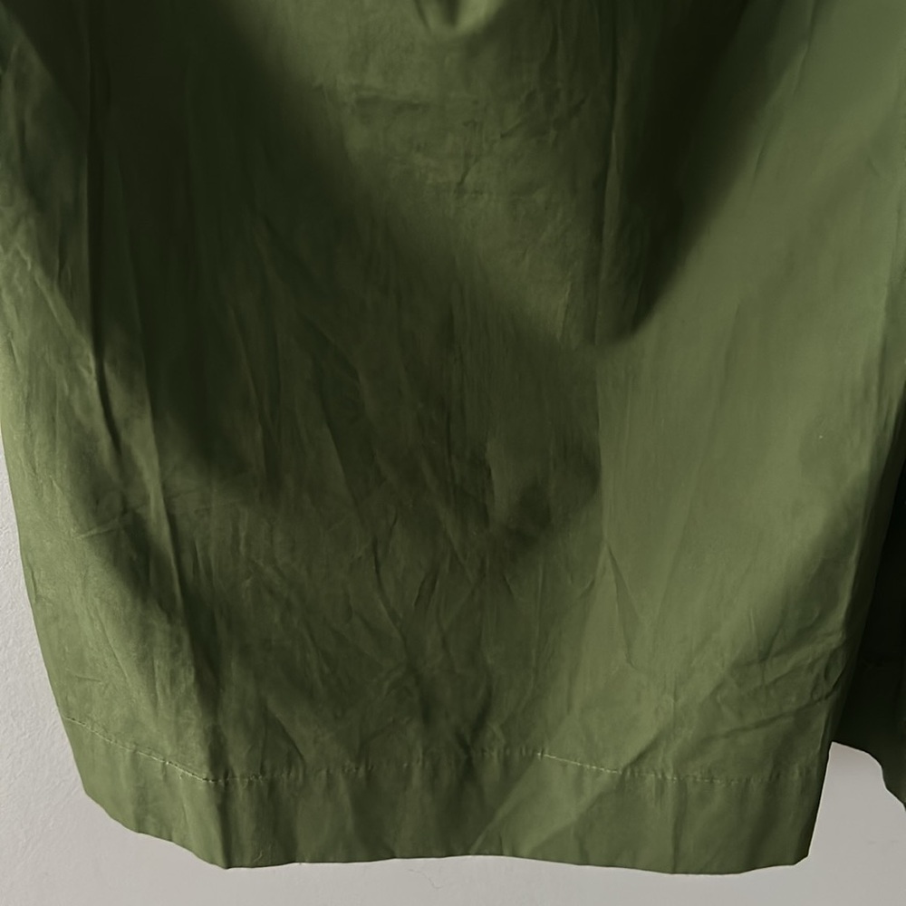 🆕Free Assembly Olive Green Women's Short Sleeve Cotton Jumpsuit M Medium NWT New - Picture 10 of 12